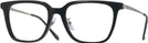 Square Black Ray-Ban 5442D Progressive No-Lines View #1