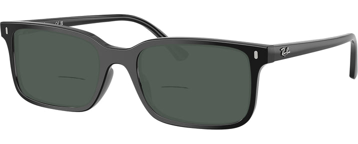 Rectangle Black Ray-Ban 5445 Bifocal Reading Sunglasses View #1