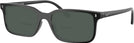 Rectangle Black Ray-Ban 5445 Bifocal Reading Sunglasses View #1