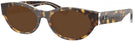 Oval Havana On Transparent Ray-Ban 5447 Progressive Reading Sunglasses View #1