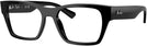 Square Black Ray-Ban 5448 Single Vision Full Frame View #1