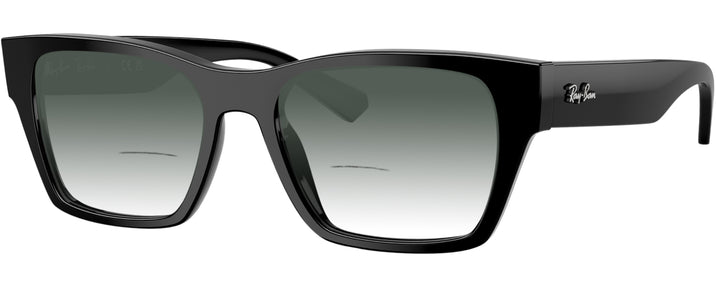 Square Black Ray-Ban 5448 w/ Gradient Bifocal Reading Sunglasses View #1
