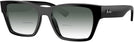 Square Black Ray-Ban 5448 w/ Gradient Bifocal Reading Sunglasses View #1