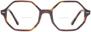 Round Striped Havana Ray-Ban 5472 Bifocal View #2