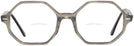 Round Transparent Green Ray-Ban 5472 Bifocal View #2