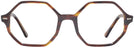 Round Striped Havana Ray-Ban 5472 Progressive No-Lines View #2