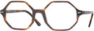 Round Striped Havana Ray-Ban 5472 Progressive No-Lines View #1