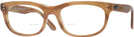 Rectangle Striped Brown Ray-Ban 5489 Bifocal View #1