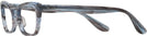 Cat Eye Striped Blue Ray-Ban 5499 Single Vision Full Frame View #3