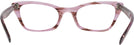 Cat Eye Striped Pink Ray-Ban 5499 Single Vision Full Frame View #4