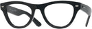 Cat Eye Black Ray-Ban 5510 Computer Style Progressive View #1