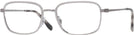 Rectangle Gunmetal Ray-Ban 6495 Progressive No Line Bifocal View #1