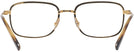 Rectangle Havana On Gold Ray-Ban 6495 Progressive No Line Bifocal View #4