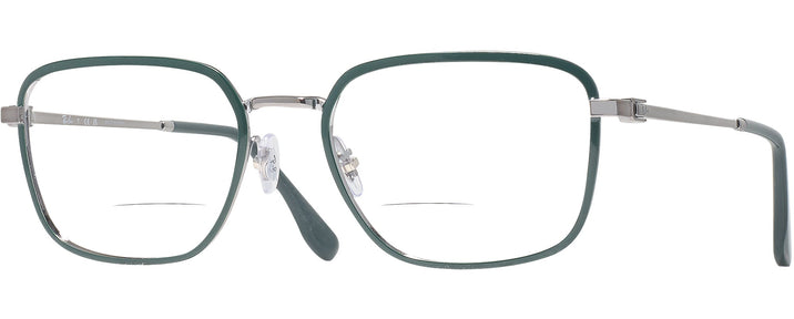 Rectangle Green On Gunmetal Ray-Ban 6511 Bifocal View #1