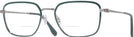Rectangle Green On Gunmetal Ray-Ban 6511 Bifocal View #1