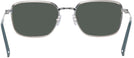 Rectangle Green On Gunmetal Ray-Ban 6511 Progressive Reading Sunglasses View #4