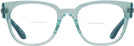 Square Transparent Green Ray-Ban 7210 Bifocal View #2
