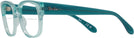 Square Transparent Green Ray-Ban 7210 Bifocal View #3