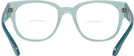Square Transparent Green Ray-Ban 7210 Bifocal View #4