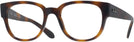 Square Havana Ray-Ban 7210 Single Vision Full Frame View #1