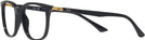 Square Black Ray-Ban 7211 Single Vision Full Frame View #3