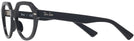 Round Black Ray-Ban 7214 Computer Style Progressive View #3