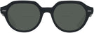 Round Black Ray-Ban 7214 Bifocal Reading Sunglasses View #2