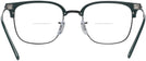 Square Green On Black Ray-Ban 7216 Bifocal View #4