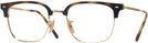 Square Havana On Arista Ray-Ban 7216 Single Vision Full Frame View #1