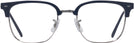 Square Blue On Gunmetal Ray-Ban 7216 Progressive No-Lines View #2