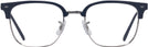 Square Blue On Gunmetal Ray-Ban 7216 Single Vision Full Frame View #2
