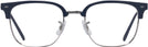 Square Blue On Gunmetal Ray-Ban 7216 Computer Style Progressive View #2