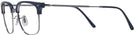 Square Blue On Gunmetal Ray-Ban 7216 Single Vision Full Frame View #3