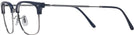 Square Blue On Gunmetal Ray-Ban 7216 Progressive No-Lines View #3