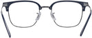 Square Blue On Gunmetal Ray-Ban 7216 Progressive No-Lines View #4