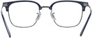 Square Blue On Gunmetal Ray-Ban 7216 Single Vision Full Frame View #4