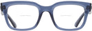 Rectangle Transparent Blue Ray-Ban 7217 Bifocal View #2