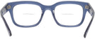 Rectangle Transparent Blue Ray-Ban 7217 Bifocal View #4