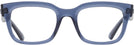 Rectangle Transparent Blue Ray-Ban 7217 Single Vision Full Frame View #2