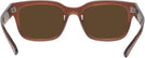 Rectangle Transparent Brown Ray-Ban 7217 Progressive Reading Sunglasses View #4