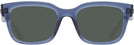 Rectangle Transparent Blue Ray-Ban 7217 Progressive Reading Sunglasses View #2
