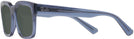 Rectangle Transparent Blue Ray-Ban 7217 Progressive Reading Sunglasses View #3