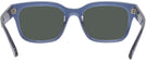 Rectangle Transparent Blue Ray-Ban 7217 Progressive Reading Sunglasses View #4