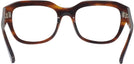 Square Striped Havana Ray-Ban 7225 Single Vision Full Frame View #4