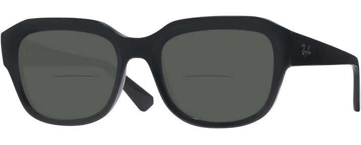 Square Black Ray-Ban 7225 Bifocal Reading Sunglasses View #1