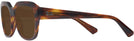 Square Striped Havana Ray-Ban 7225 Bifocal Reading Sunglasses View #3
