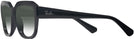 Square Black Ray-Ban 7225 w/ Gradient Bifocal Reading Sunglasses View #3