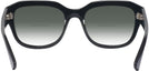 Square Black Ray-Ban 7225 w/ Gradient Bifocal Reading Sunglasses View #4