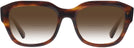 Square Striped Havana Ray-Ban 7225 w/ Gradient Bifocal Reading Sunglasses View #2