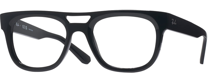 Aviator,Square Black Ray-Ban 7226 Computer Style Progressive View #1
